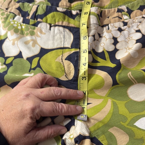 J Crew Stretch Pants Flower Pattern - Picture 7 of 8